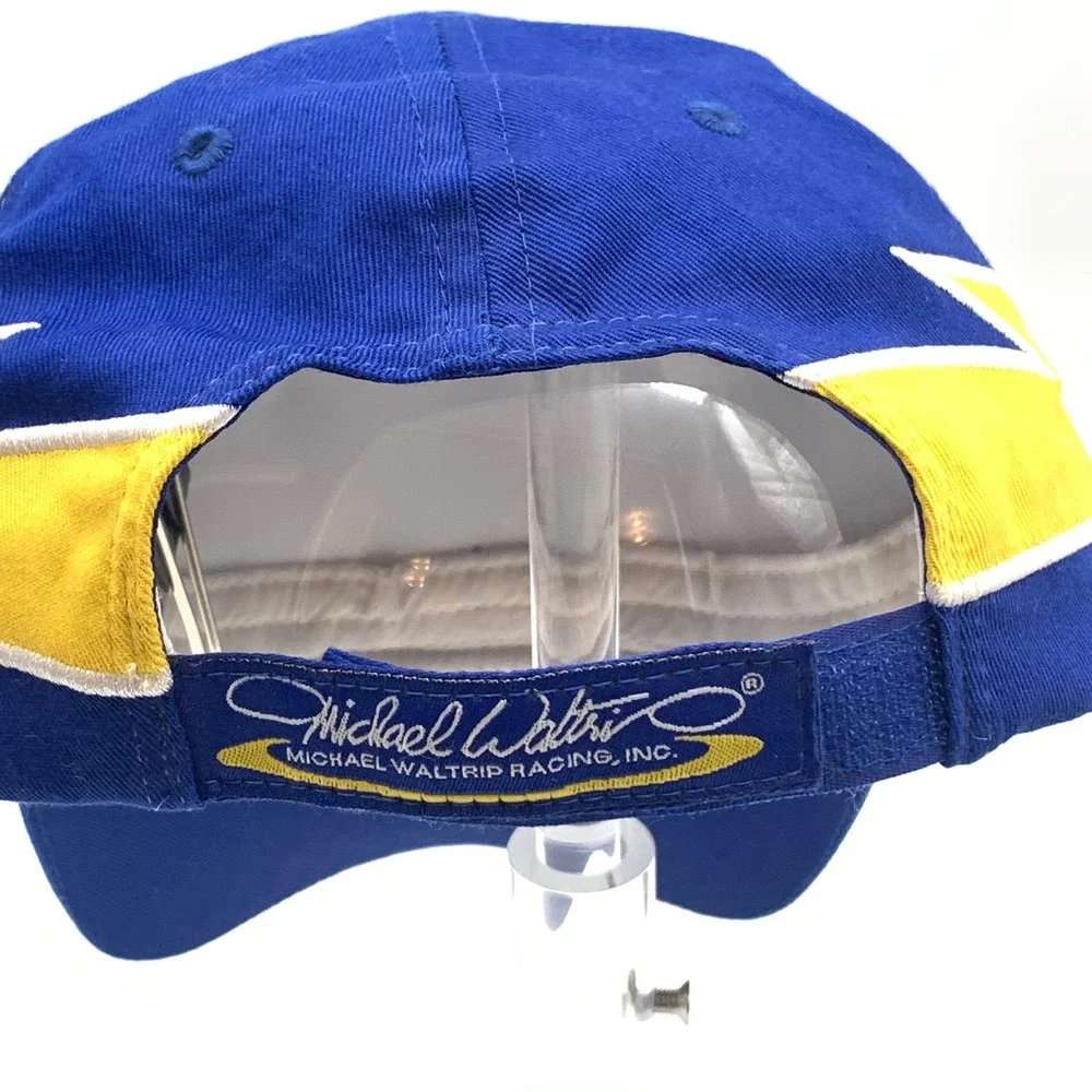 Vintage NAPA Racing Hat Michael Waltrip 55 NASCAR Toyota Cap Blue Y2K Mens